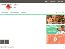 Tablet Screenshot of personalizedteddy.com